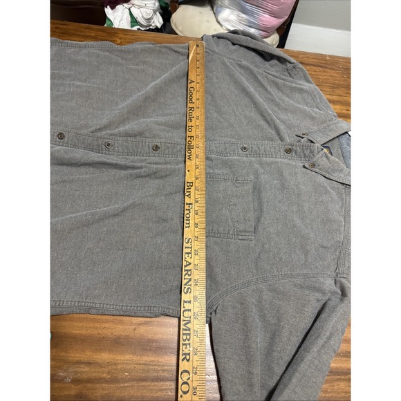 Woolrich Men Vintage 2XL Earth toned Long Sleeve Button Up Pocket Heavy Flannel - Picture 4 of 7